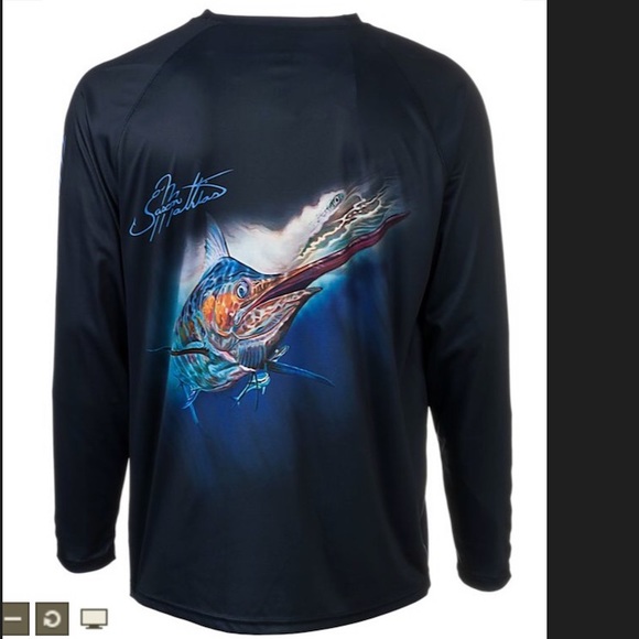 WORLDWIDE SPORTSMAN Other - WORLDWIDE SPORTSMAN SALT PRINT MEN’S LONG SLV TEE